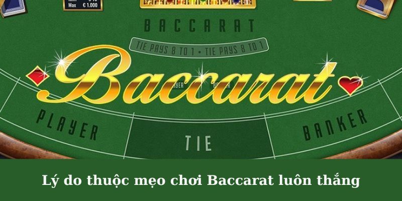 Các quy tắc cần nắm trong game bài Baccarat