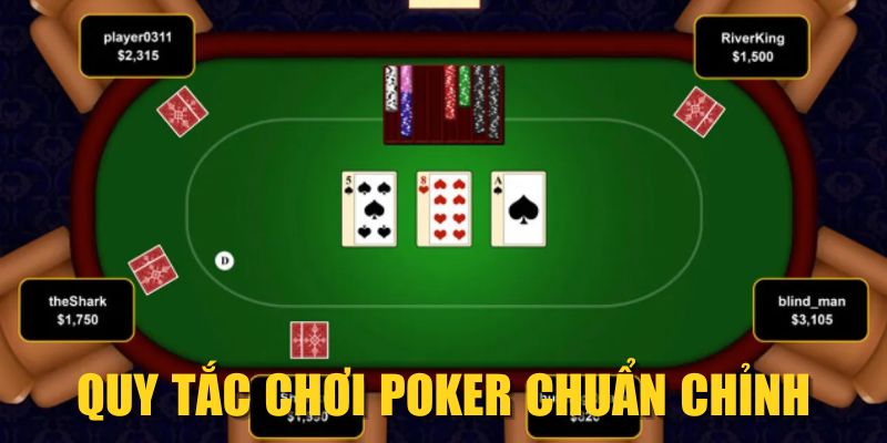 Quy tắc chơi Poker chuẩn chỉnh