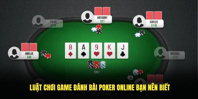 Chi tiết 4 vòng cược của Poker