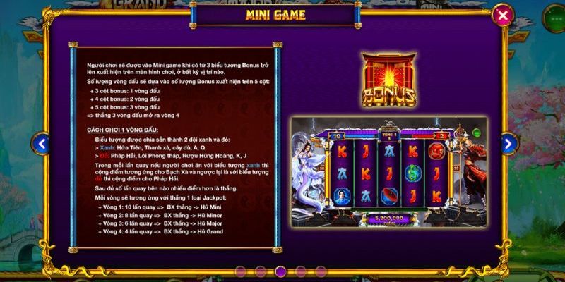 Cách chơi game Thanh Xà Bạch Xà đơn giản