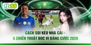 Cách Soi Kèo Nhà Cái - 5 Chiến Thuật Đọc Vị Bảng Cược 2026