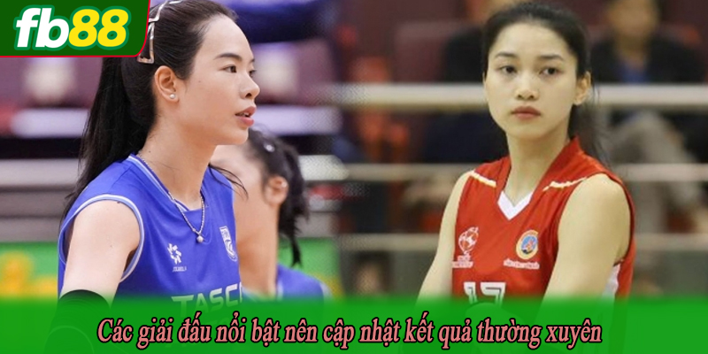 Các giải đấu nổi bật nên cập nhật kết quả thường xuyên