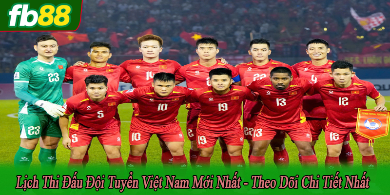 lịch thi đấu đội tuyển Việt Nam mới nhất