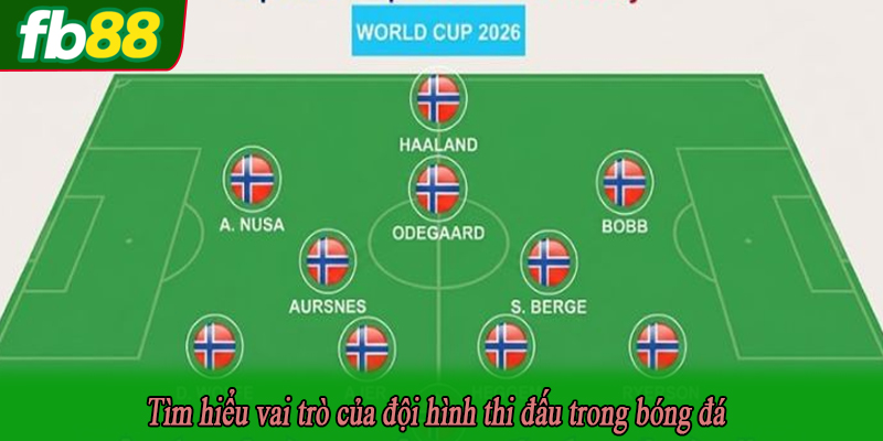 Tìm hiểu vai trò của đội hình thi đấu trong bóng đá