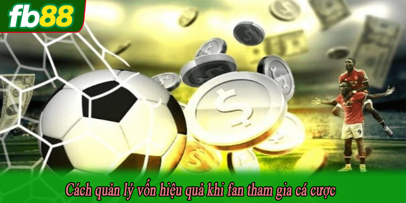 Cách quản lý vốn hiệu quả khi fan tham gia cá cược