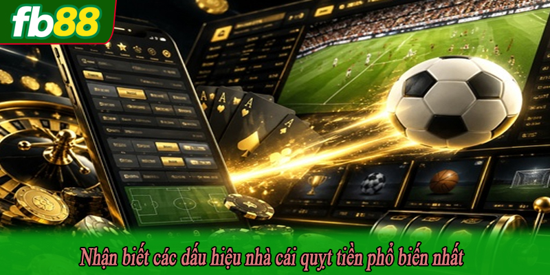 Nhận biết các dấu hiệu nhà cái quỵt tiền phổ biến nhất