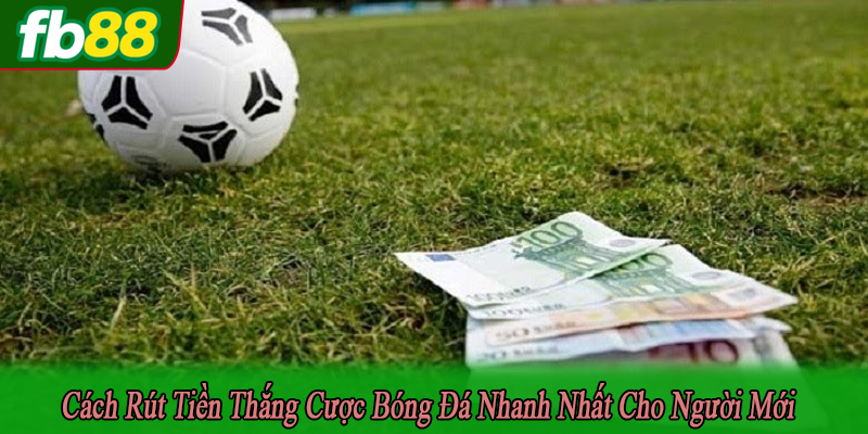 cách rút tiền thắng cược bóng đá nhanh nhất